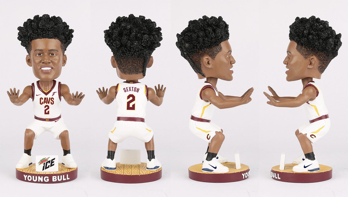 cavs's tweet image. Happy #NationalBobbleheadDay! 🎉

To celebrate, we’re unveiling our @CollinYoungBull bobble, courtesy of @MountainDew ICE!

#MoveWithAPurpose #BeTheFight