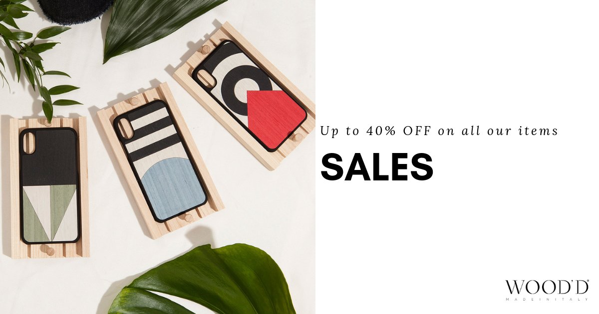 It's about the time to get all out: up to 40% OFF on Wood'd starts now! 
🔥ow.ly/HzV130ndwtG 🔥