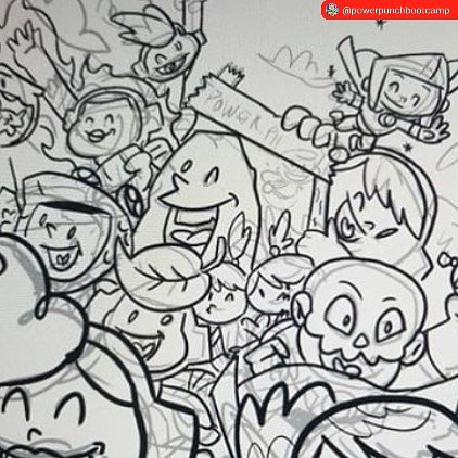 aleroart's tweet photo. Yes it's true!! Been working on the fun all age crossover  of @powerpunchbootcamp
 Meets #theelementfactor
Very excited for this adventure! Relay races, tug of war and maybe a rock skipping contest! (Sorry  Rock King;) #makingcomics with @EEgleton 💥👊👊👊👊💥 E6 https://t.co/DSU770ag1A