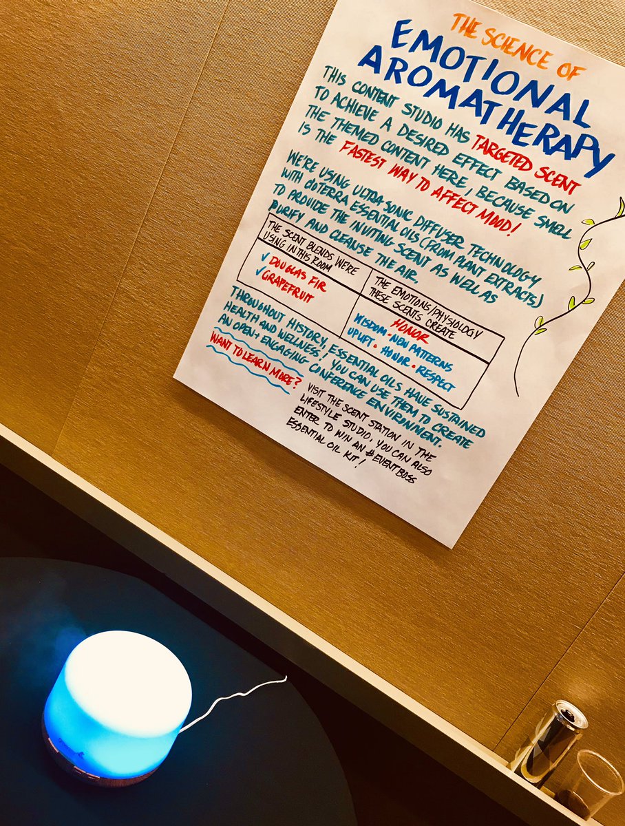 DoLiveBetter's tweet image. Aromatherapy for your next meeting? I have to admit I like the “smell” of it at #PCMACL #doLIVEbetter