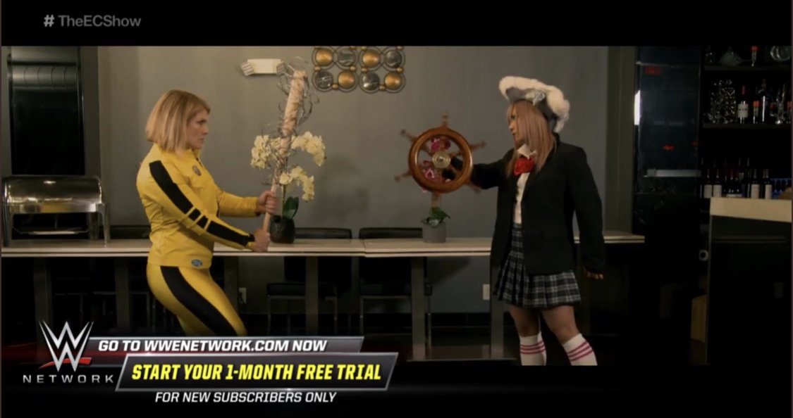 TheBethPhoenix's tweet photo. #ECShow @KairiSaneWWE #KillBilly https://t.co/r37VS6mFOn