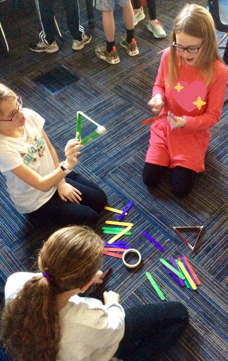 We spent the first day of the new semester focused on social-emotional learning! Here, Ss listed cooperation, collaboration, self-efficacy, communication, perseverance, creativity, and positivity as SE skills needed to build the tallest popsicle stick structure. <a href="/CedarHillsElem/">Cedar Hills Elementary</a>