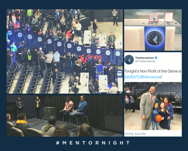 MENTORMinnesota's tweet photo. We're so excited for #MentorNight at the Timberwolves! Want to join us? Check out our most recent newsletter for more info. #MENTORinMN #MentorIRL #MentoringMonth https://t.co/4JihTouQve https://t.co/dAXlKp6deu