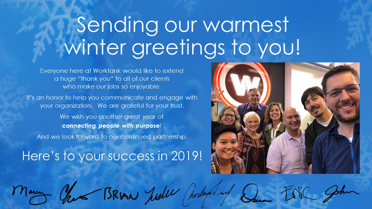 Worktank's tweet image. Ready to achieve your business goals in 2019? Call Worktank to prep &amp;amp; stream your next meeting.  We help engage teams, partners and customers and wow bosses with measurable ROI.  #MondayMotivation worktankwebcasts.com