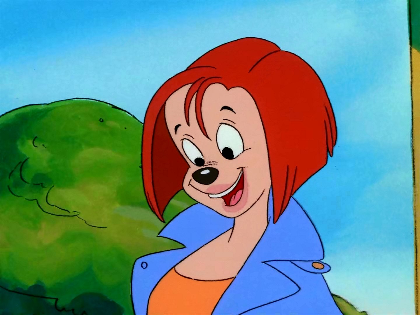 “Screenshots of Debbie Dune from Goof Troop. 