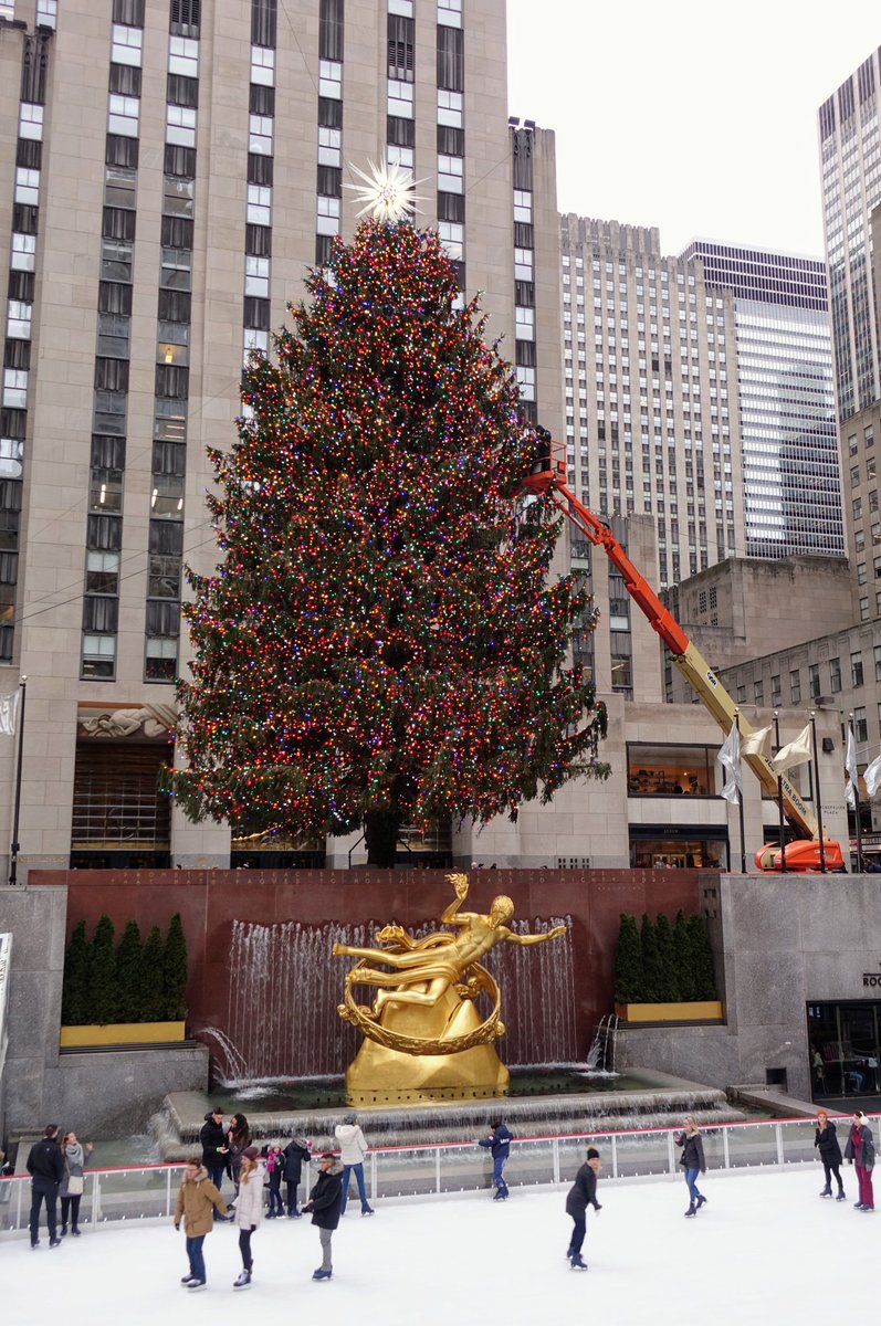 Today is the last day for the tree in <a href="/rockcenternyc/">Rockefeller Center</a>, which means we need to fast-forward to Thanksgiving to get back to The Best Time of the Year . . . . #nyc #rockcenter <a href="/rockcenterrink/">Rink at Rock Center</a>