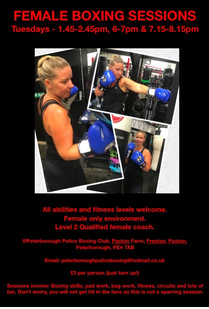 PPBC_boxing's tweet photo. #femaleboxing #thisgirlcan #fitness #funun #peterborough https://t.co/F9xyOf1sh8