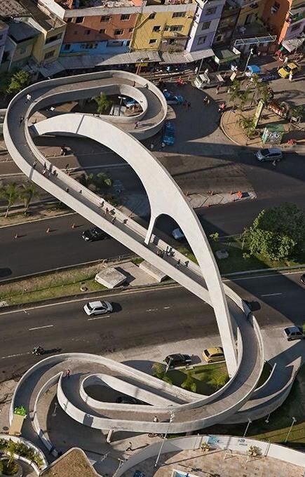 IngenieriaReal's tweet photo. Interesante puente en Río de Janeiro, Brasil. https://t.co/kZai3PLx3x