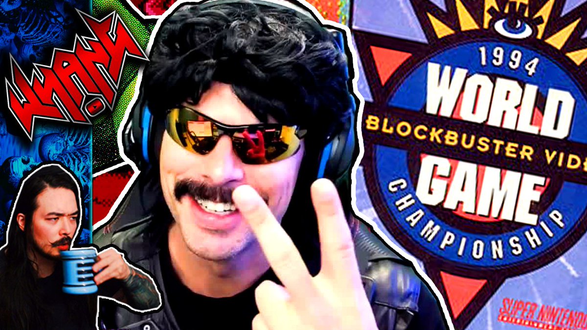 Dalset Biprodukt betaling Justin Whang 🐙 on Twitter: "One of Dr Disrespect's biggest claims to fame  is being the 1993-1994 2 time Blockbuster World Video Game Champion. The  actual champion has taken issue with this