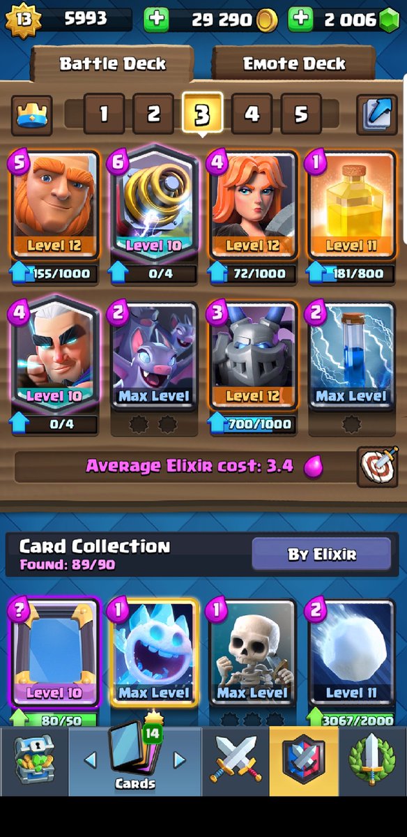 Tim96248919's tweet photo. @ChiefPat check out my dirty new meta deck. https://t.co/HyoEytWaDN