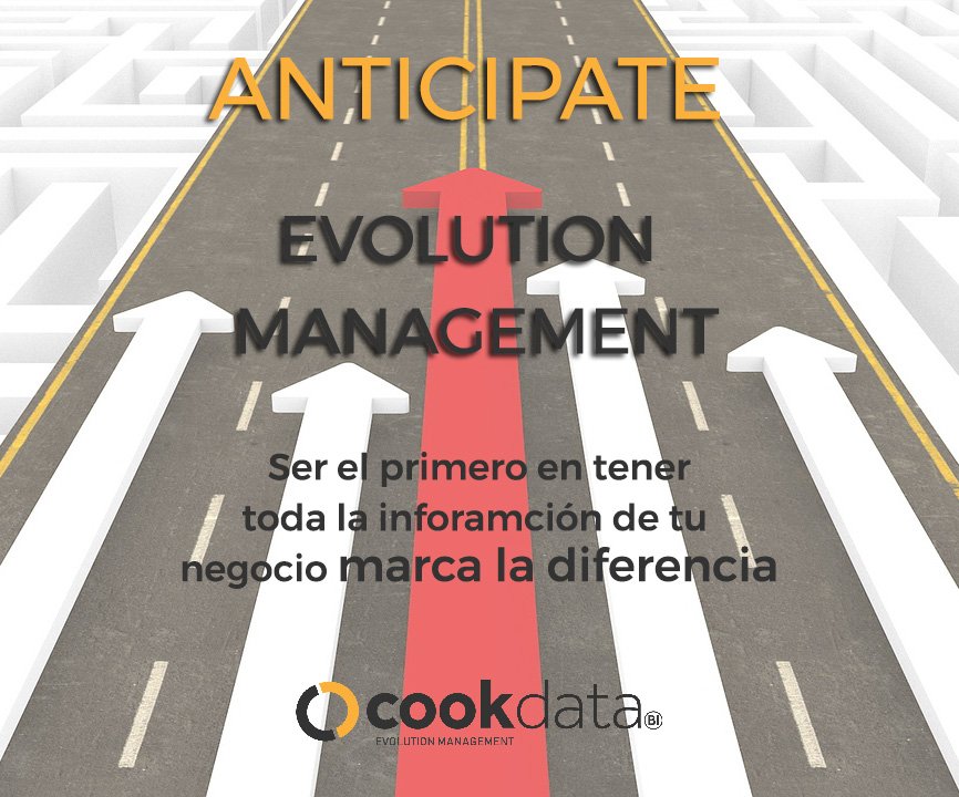 Cookdata1's tweet image. Información actualizada "in time" para tomar mejores decisiones.
Business Intelligence para PyMes.
Be Intelligent.

#cookdata #businessintelligence #evolutionmanagement #tablerosdecontrol  #analisisdedatos #transformaciondigital #bigdata  #clickdata #formulariosdigitales