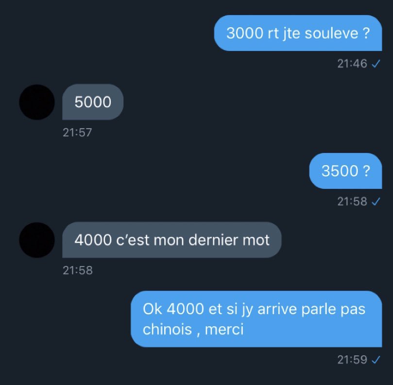 Ok J’y arriverais pas,  mais jcompte sur vous quand meme Twitter