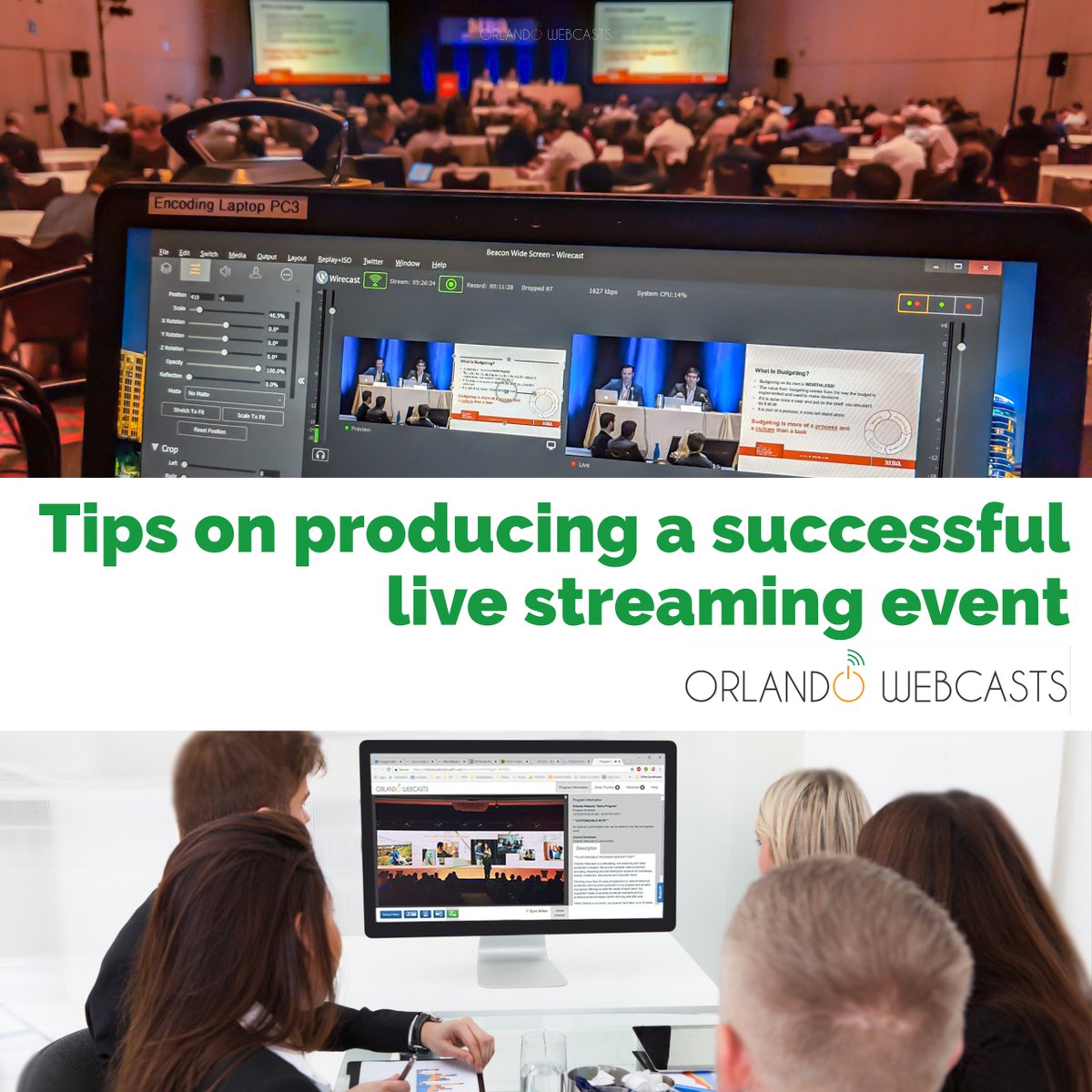 OrlandoWebcasts's tweet image. Tips on producing a successful live streaming event: orlandowebcastnews.com/2019/01/tips-o…  #livestreamtips #liveevents #webcasttips #livestream #webcast