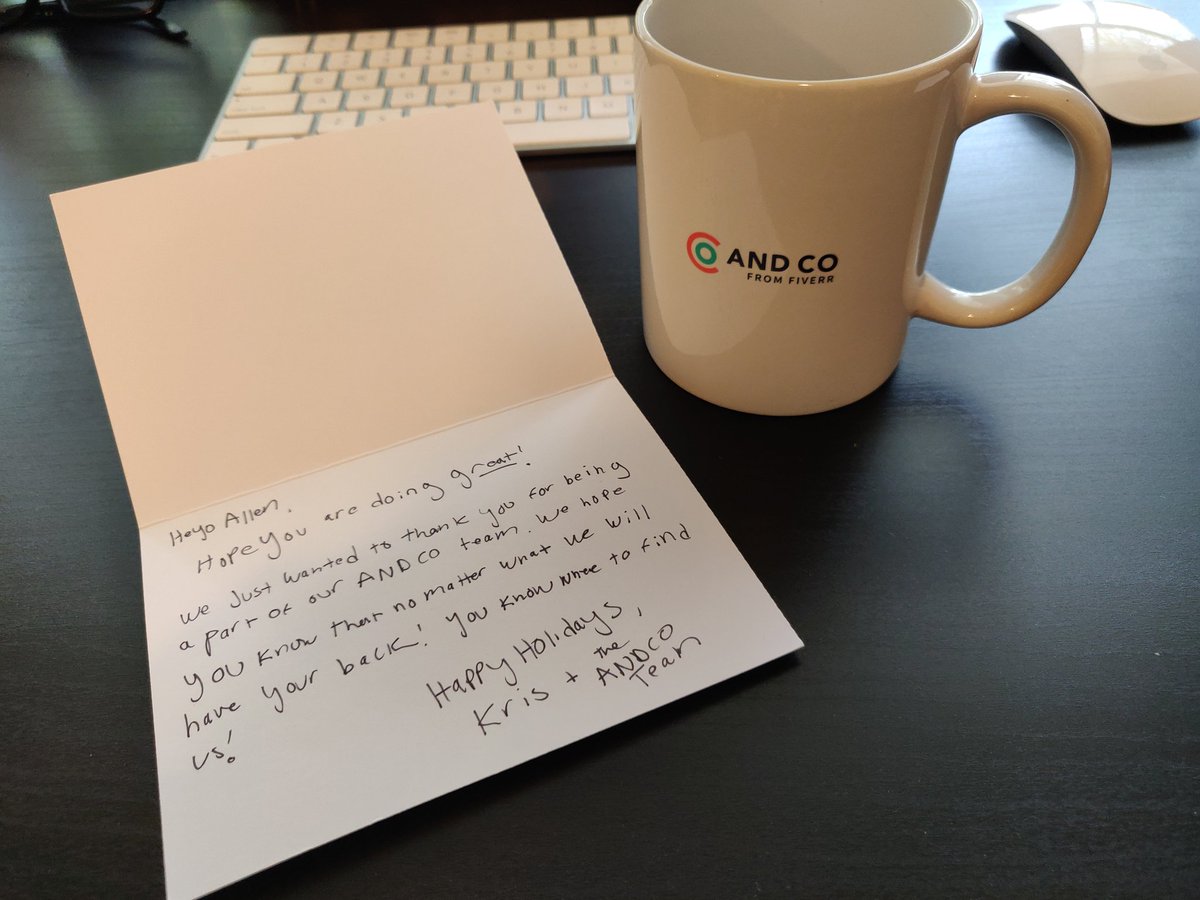 _AllenStone's tweet image. Ran into a bug in @andco invoicing a few weeks back and gave them a heads up. They had it fixed within 24 hours, followed up with me, AND sent a handwritten note and coffee mug. Well done. #customerexperience