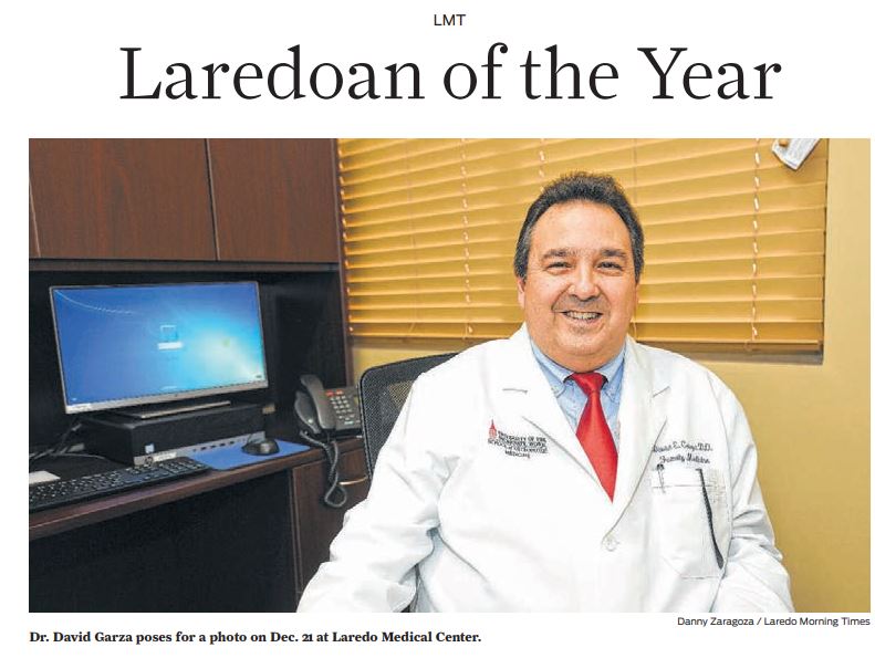 UNTHSCAlumni's tweet photo. Congratulations to TCOM alum, Dr. David Garza on being named Laredoan of the Year!! Read more about his work in south Texas here: https://t.co/0ibdNLsrqa. #unthscalumni #tcomalumni #thisisunthsc #unthscproud #unthsc2019 https://t.co/6JE4fmhOfA