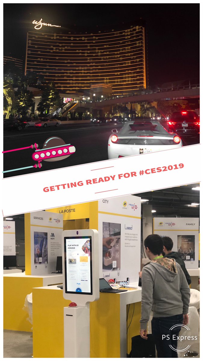 😎Luseed is warming up for #CES2019 #FrenchIoT 😎 join us at our booth <a href="/GroupeLaPoste/">La Poste Groupe</a> Hall G.50475 #EurekaPark #phygital #AudienceEngagement #RetailTainment