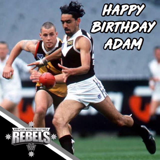  Happy Birthday to former Rebel, Adam Goodes!        
