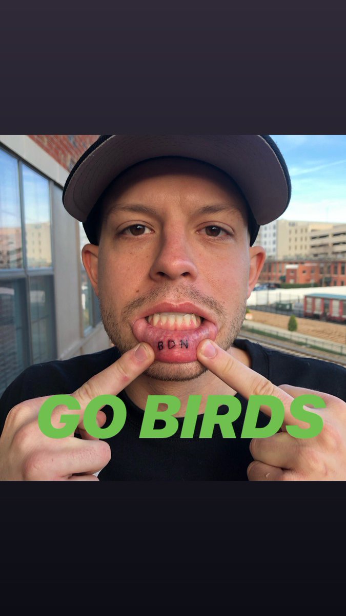 mikefarr44's tweet image. i drank a bunch on tequila on saturday night and said i’d get my first tattoo on monday if the Eagles pulled it off in Chicago. and now here we are.