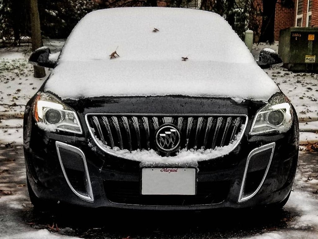 Even a blanket of snow can’t hide that #BuickRegalGS style. Thanks for the shot, Erik I. #ThatsMyBuick