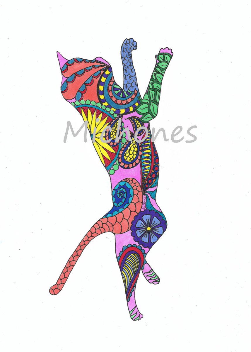 michones_art's tweet image. The calm cat colourful collection is now available for digital download in my esty store! #calmcats #colourful #art #esty #cats etsy.com/uk/shop/Michon… 😻