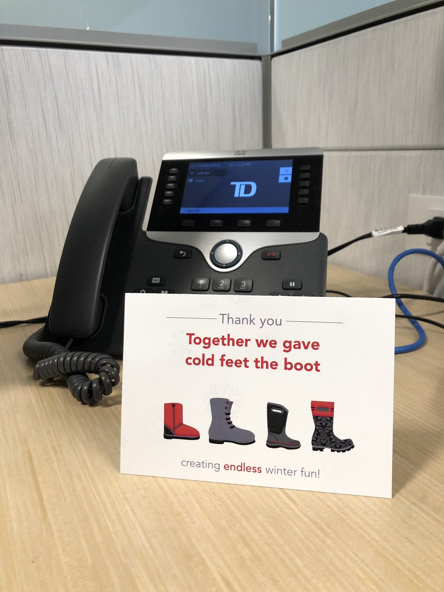 Honestly, no better way to start the week! Thanks to the <a href="/unitedwaylm/">unitedwaylm</a> and all the hard work they put into this program! #GiveColdFeetTheBoot