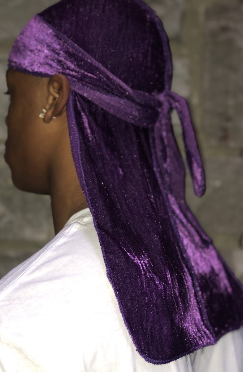 SoilierBrand's tweet photo. Purple Luxury Velvet Durag 😈 https://t.co/k3Dp2D3Vj4 https://t.co/vEPyHrN9ny