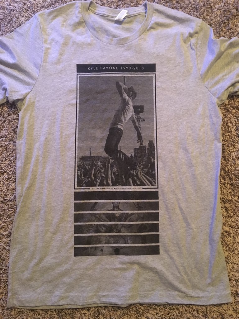 lane_corey's tweet photo. @connerpavone If you haven’t yet please please do yourself a favor and grab a shirt and support the foundation we miss ya  kp https://t.co/vBxnyz8naS