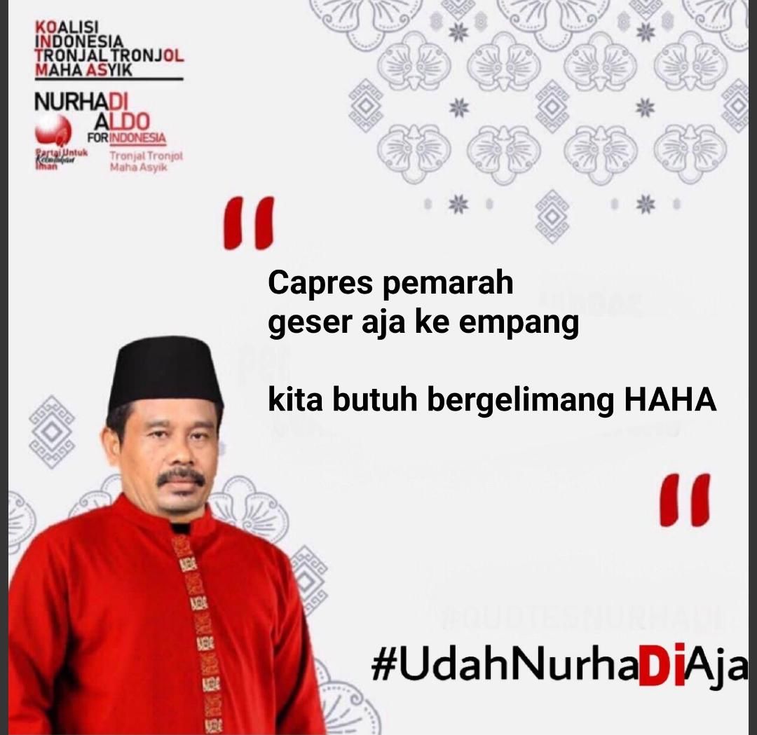 surinala_mas's tweet photo. Ora usum ngamukan saiki...seng ngamukan tinggalen ae 
#UdahNurhadiAja https://t.co/7i7bqU1l1q