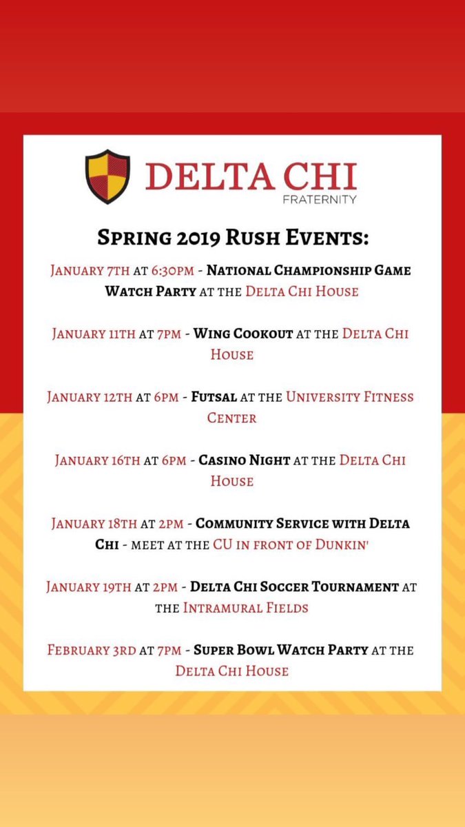 Interested in going Greek? Well, come on by the house and learn more about the Brotherhood of Lifetime! #rushdeltachi