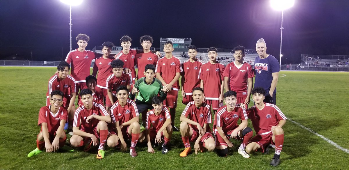 APlusSecondary's tweet photo. The JV Boys got the dub tonight! Knights 10 - Caddo Mills 0 #knightssoccer @APlus_CS https://t.co/tpElqmrlkj