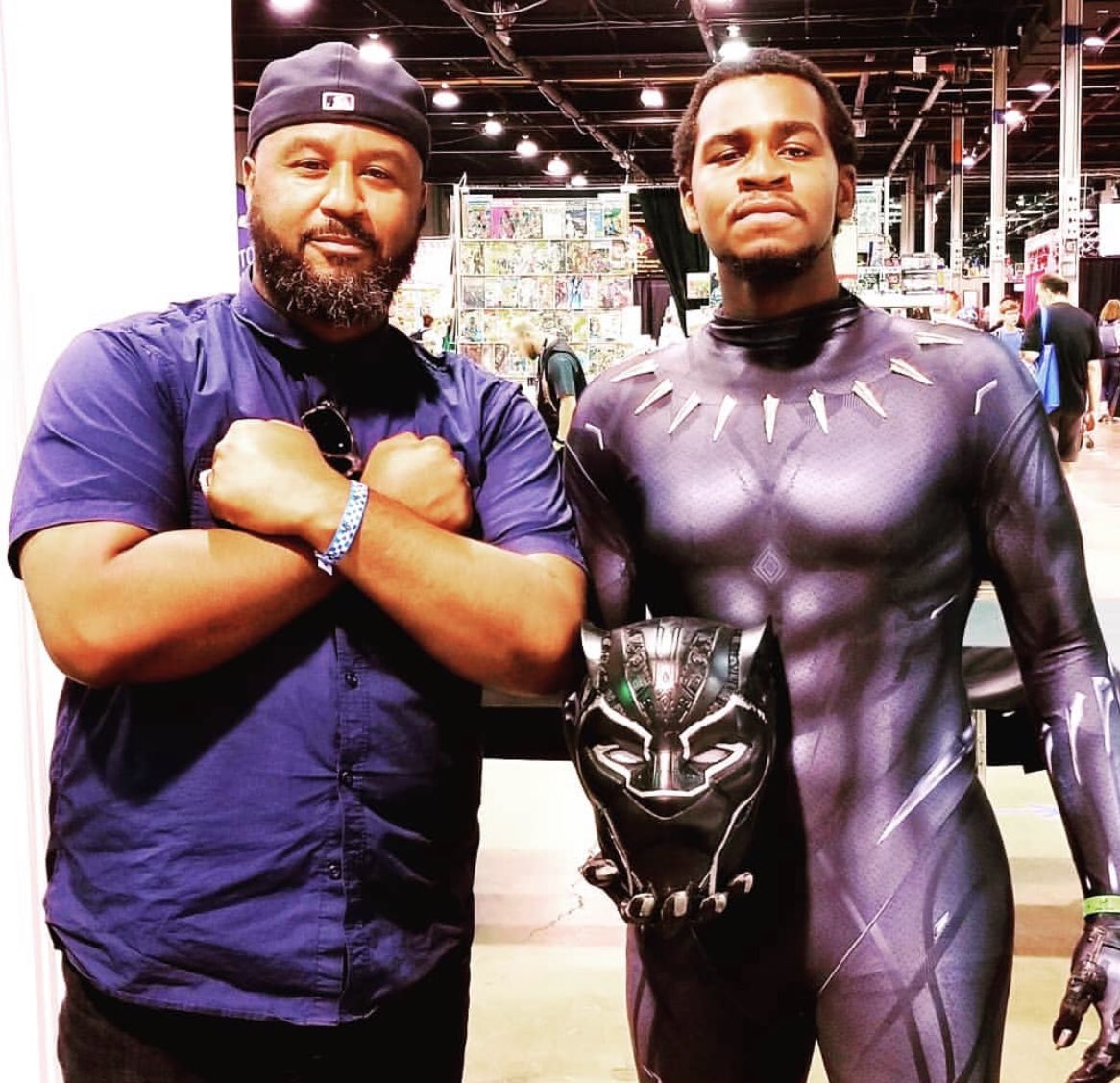 For everyone who’s been sharing and showing love to my dad, <a href="/AMERICANTAILOR/">ILLEST-STRATOR</a> thank you all so much!❤️🙏🏿 please continue to share and encourage others to contribute as he makes his recovery. 
#teamkevlen #strength #blackartist #illustration #black #blackpanther #king