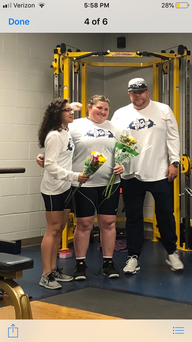 BishopW8Lifting's tweet photo. Senior night!   Great job ladies!!! https://t.co/9jPZfg1y3f
