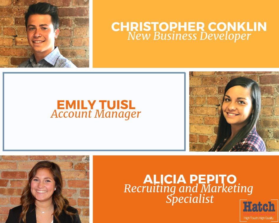 HatchStaffing's tweet photo. Congratulations Chris, Emily and Alicia for your well deserved promotions this week as a result of your diligent work ethics! We can't wait to see what work you'll do next!
#announcements #business #careergoals #worketic #dedication #motivation #goals #recruiting #staffing https://t.co/IWSBBXkRHG