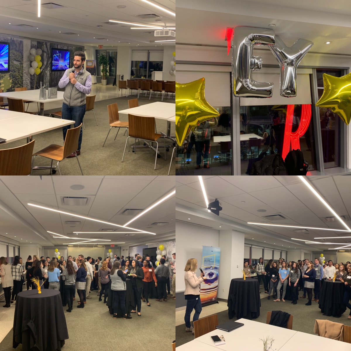 JoeMaturando's tweet photo. New year, new recruiting season, excited to meet some great candidates interested in opportunities in NYC!  #exceptionaley #ey2019 #nycwintermixer https://t.co/Ojp1eeKhH2