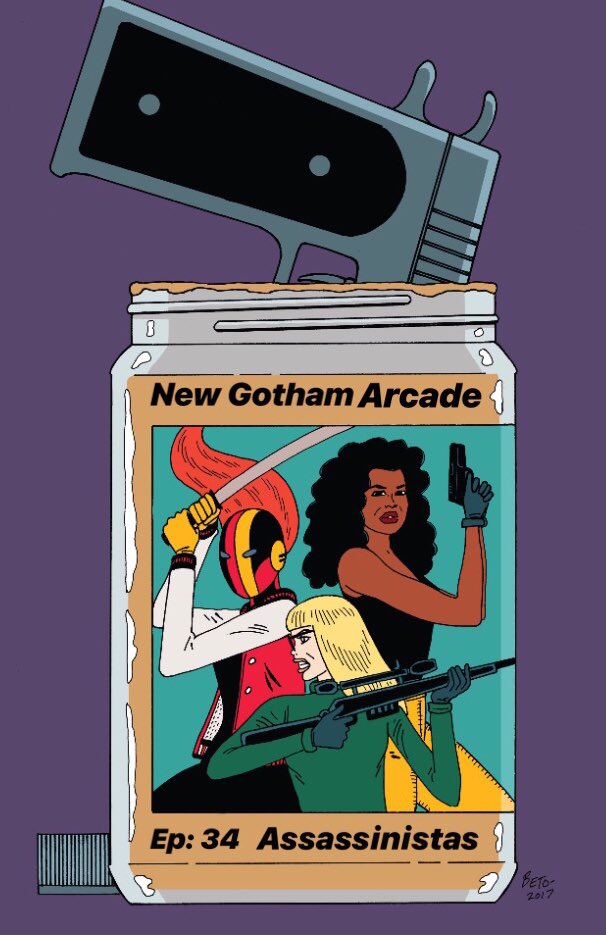 GothamArcade's tweet image. Starting the year right with Assassinistas by @TiniHoward with art by @BetomessGilbert. This @blackcrownhq book is pure fuckin joy from start to finish. The episode is up wherever you get ur podcasts ❤️🔫🗡 #therulingclass #lazysusanfanclub