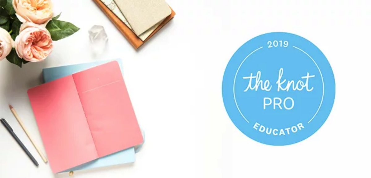 We are so excited to join an incredible group of wedding pros as a The Knot Pro Educator in 2019! We'll be sharing insights &amp; expertise through webinars, speaking engagements, &amp; blog posts all year long!

partners.theknotpro.com/wedding-busine…