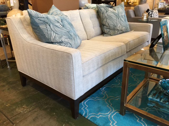Any #sofa we sell can be made to any length or even as a #sectional or as a sleeper sofa if that's what the client desires. #furnituremarket #furnituredesign