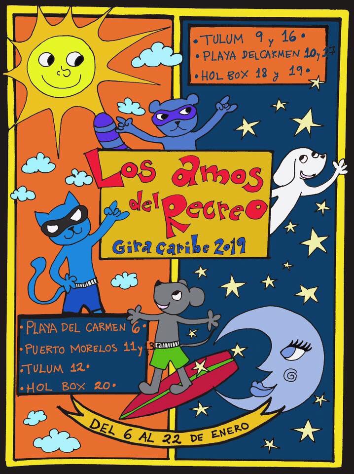 Sigan nuestro #tourcaribeño 🏄🏻‍♀️🏄🏽‍♂️ #PlayaDelCarmen #Tulúm #Holbox #PuertoMorelos 🤘🏽 #rocknroll #paratodalafamilia