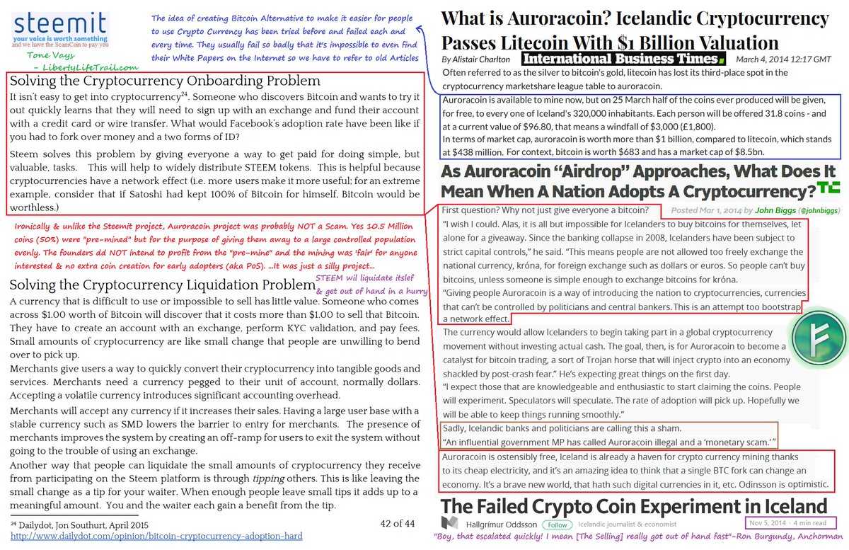 ToneVays's tweet photo. To people (some of whom I respect) that think 2 to X #Altcoins will survive:
Even if u'r right, I'm smart enough to know that I have 0 clue which #Shitcoins it will be. Just go back to 2013/14 w/ #Auroracoin & #Paycoin at 2/3 by MCap or 2017 w/ #Bitcoinconnect in top 10. #Bitcoin https://t.co/s5njeCjrwT