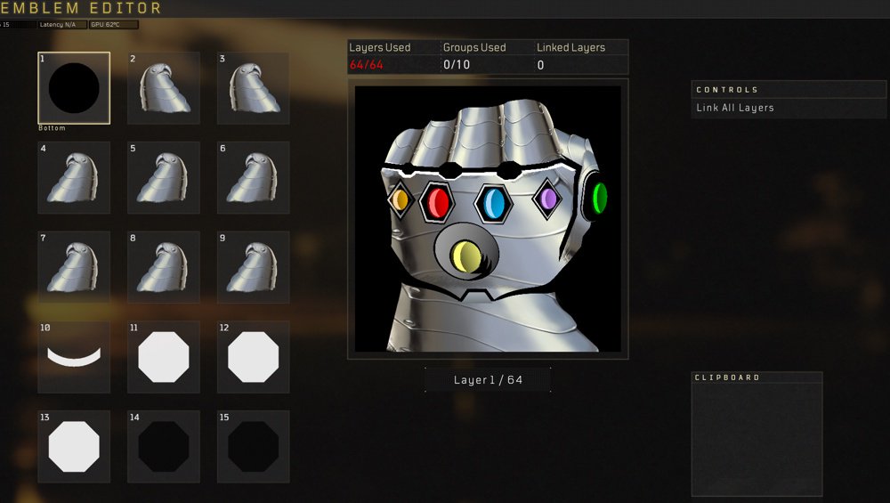 Babifoot_'s tweet photo. #BlackOps4 #CODEmblem Infinity Gauntlet #Thanos #Avengers https://t.co/EsGxAblalZ
