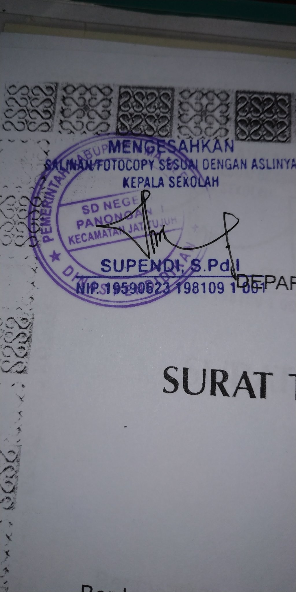 Ikawati On Twitter Min Sya Legalisir Ijazah Sd Tp Format Cap Basahnya Ngga Tanggal Nya Kaya Gini Apa Boleh Min