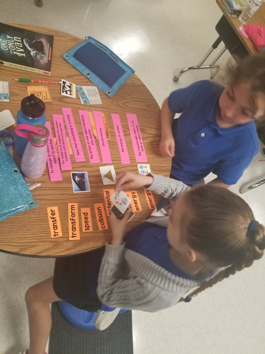 Completing a KAU activity to introduce our new science vocabulary! The kiddos were so involved in this activity and it deepened their understanding of the words. <a href="/CESCorkyBear/">Corkscrew Elementary</a>