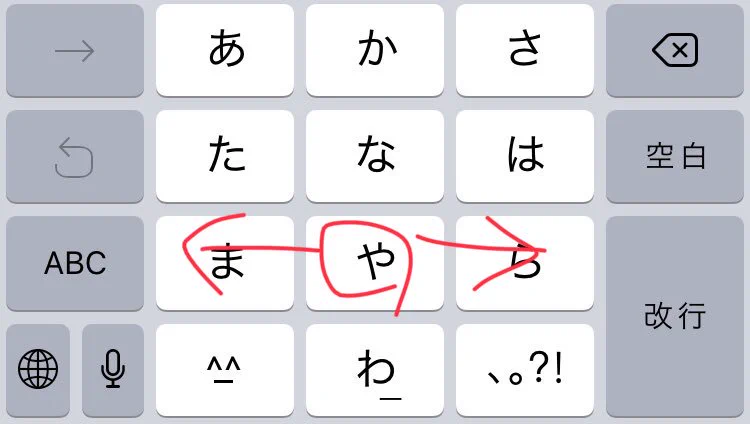 去年学んだ最も使える知識！！iPhoneで“や”をフリックすると……！？