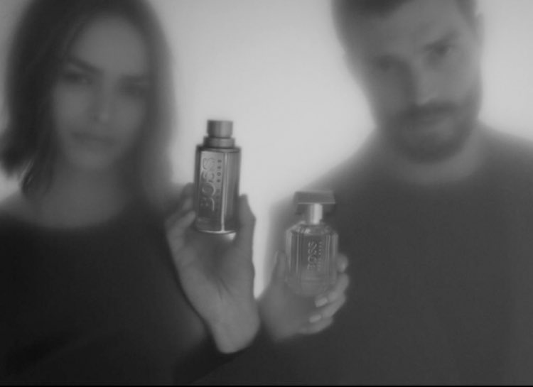 ninajdjdhs's tweet image. #JamieDornan and #BirgitKos for @HUGOBOSS #BossTheScent #AugmentedSensuality
