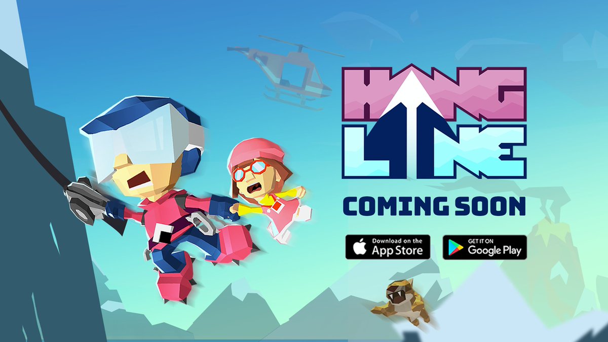 Yodo1Games's tweet photo. Get your climbing gear ready!

🏔Hang Line: Mountain Climber is set to grapple its way onto the  @AppStoreGames and @GooglePlay on January 16.

#GooglePlay #AppStore

https://t.co/gaUYKfrWF1 https://t.co/qb4isU2mxm