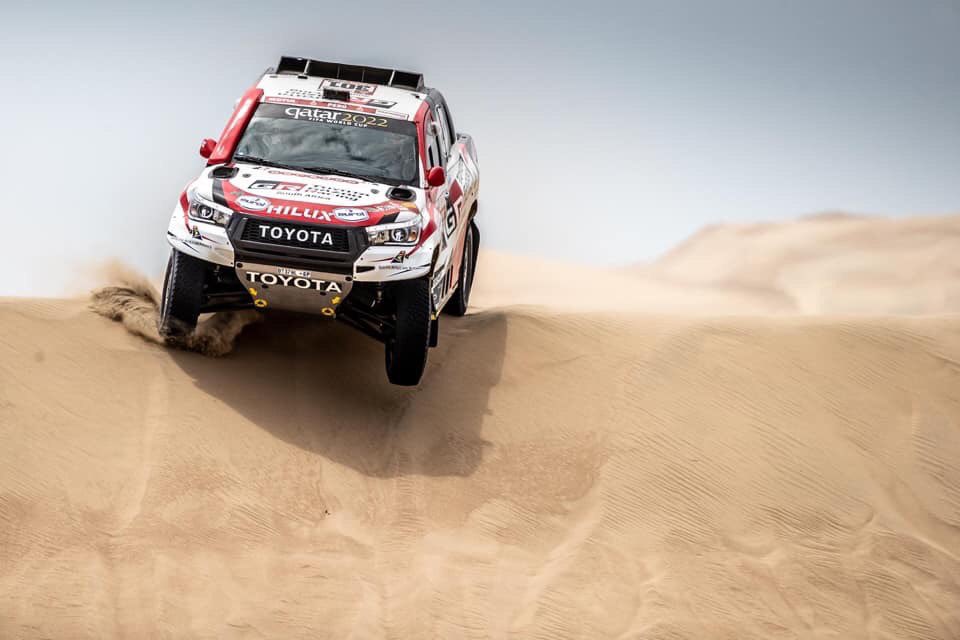 fabgerard's tweet photo. When @AlAttiyahN and my buddy @matthieubaumel put the pedal to the floor boooom 1st stage win in this 2019 @dakar and in style ! Keep pushing papy ! #cbcbb https://t.co/Bx6cS99p6X