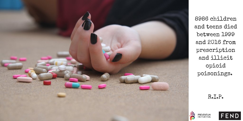 FENDmovement's tweet photo. Well this sucks: ..."nearly 9,000 teens and children died from opioid overdoses in the past 2 decades" #endoverdose #fendmovement
https://t.co/ZJqXi8ROGh https://t.co/wx6GdciyIf