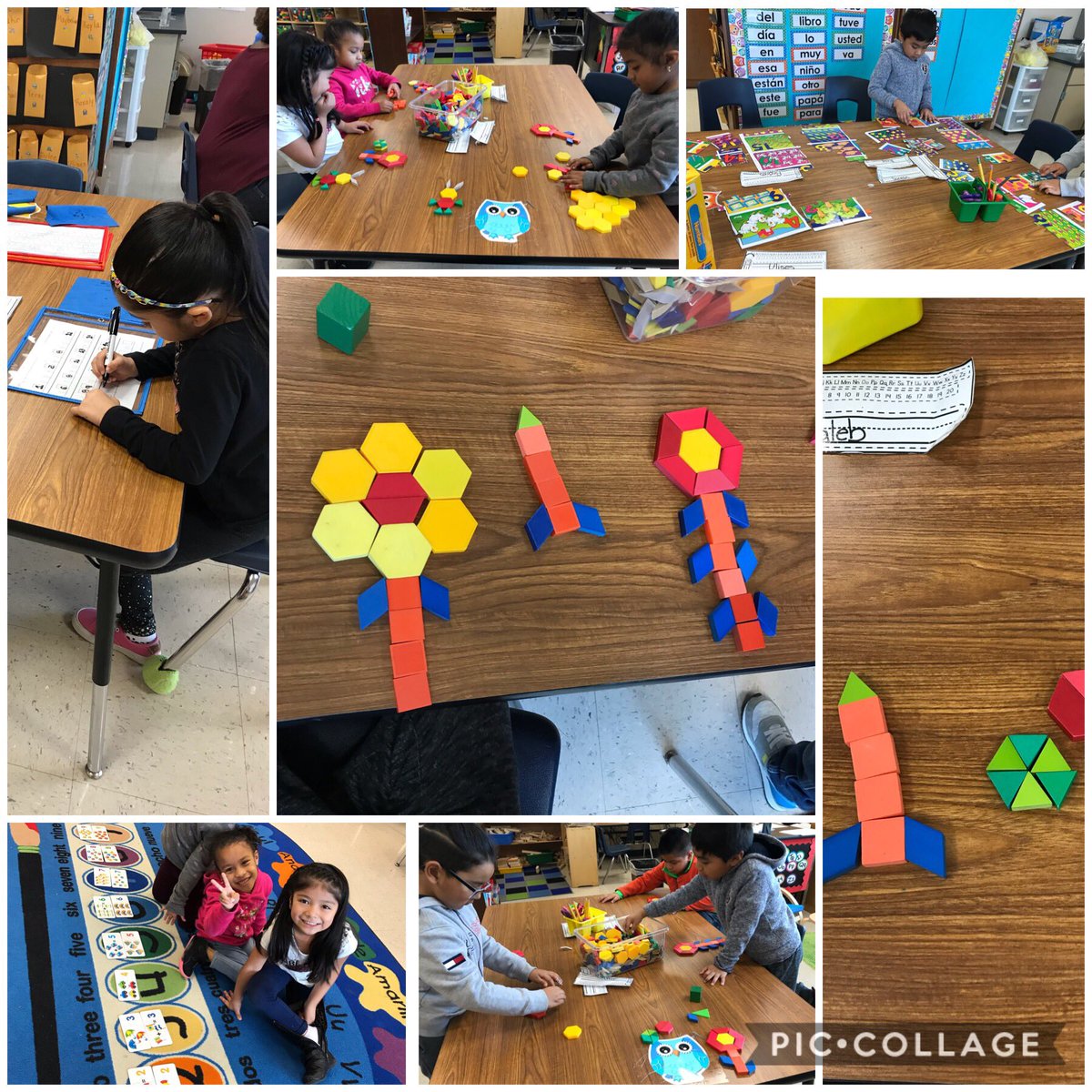 CristySamanieg2's tweet photo. We love math!!! #creatingnewshapes #learningournumbers @DiggsLatham https://t.co/FTE5RgYXWh