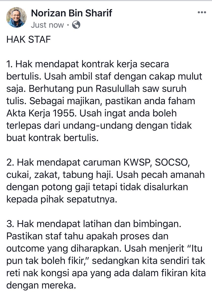 nayeel's tweet image. Selamat pg dunia... sekadar perkongsian drp tuan  @nobisha  #kitaygberkerja #pengurusan #fb