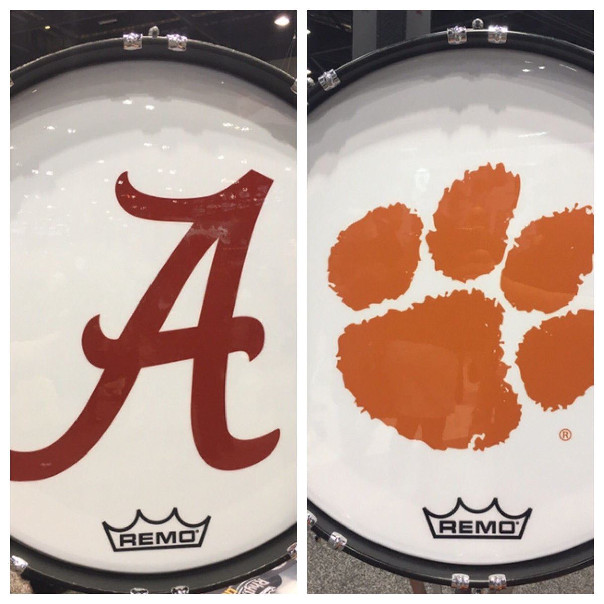 Who’s going to win the big game tonight? Clemson or Alabama? @UABands @CUTigerBand #GoTigers #RollTide #teamremo
